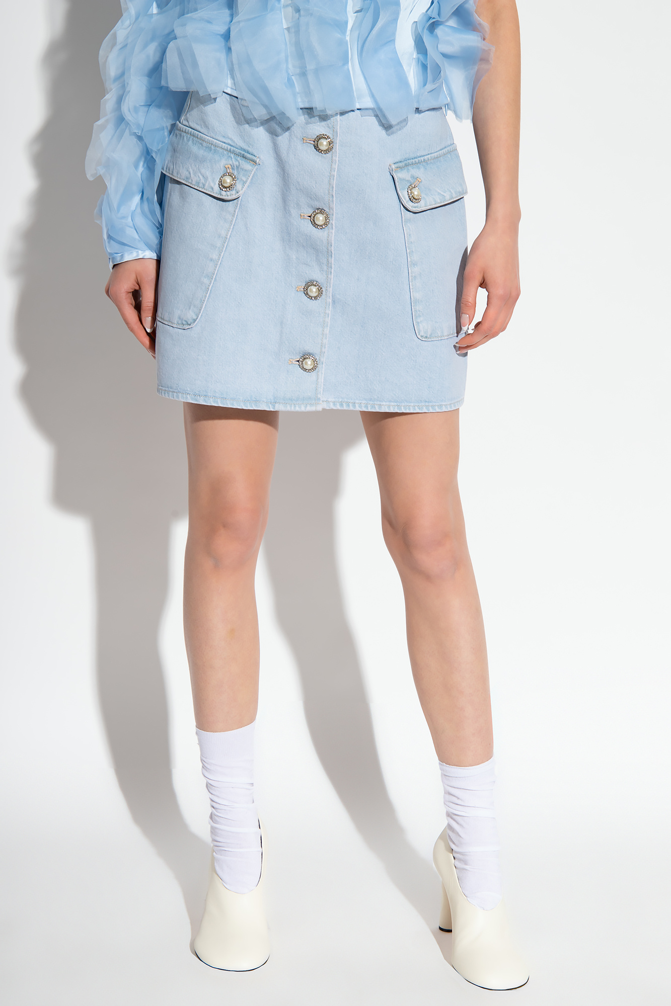 Hunkøn - Kenna Denim Skirt 26021 - Light Denim